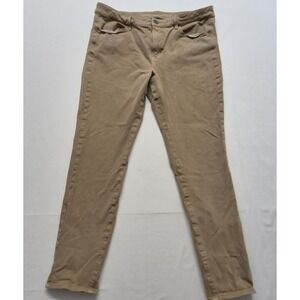 American Eagle women's khaki high rise jegging pants sz 14 super super stretch X